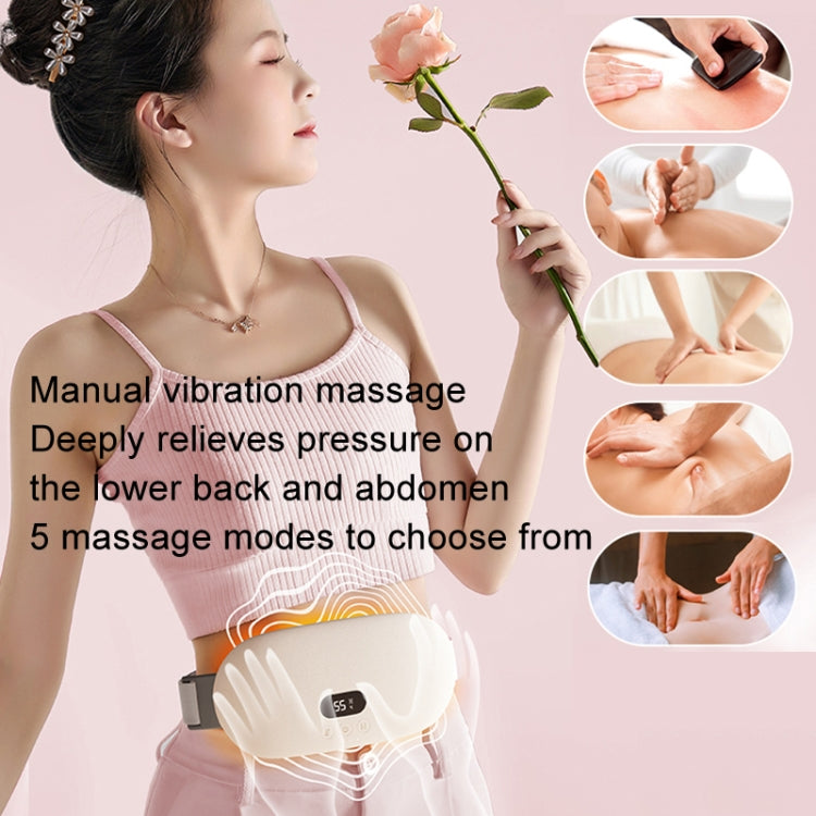 4000mAh Intelligent Massage Warming Belt Digital Electric Abdominal and Waist Massager(Yellow) - free shipping - PMC TechLife - Order now!