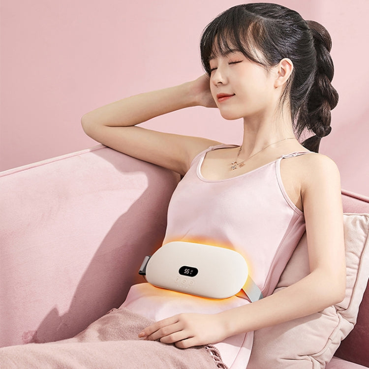 4000mAh Intelligent Massage Warming Belt Digital Electric Abdominal and Waist Massager(Yellow) - free shipping - PMC TechLife - Order now!