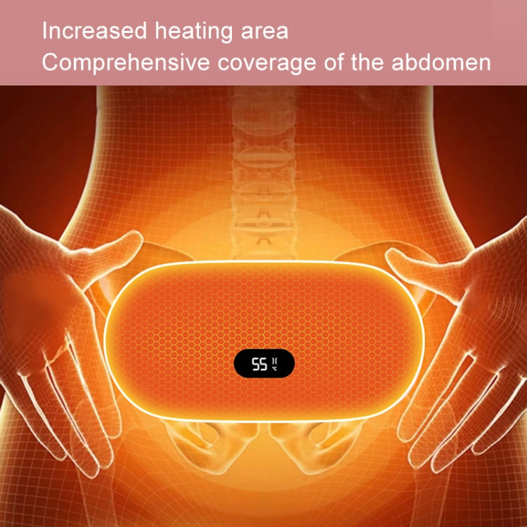 4000mAh Intelligent Massage Warming Belt Digital Electric Abdominal and Waist Massager(Yellow) - free shipping - PMC TechLife - Order now!
