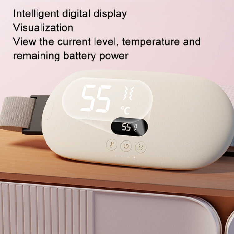 4000mAh Intelligent Massage Warming Belt Digital Electric Abdominal and Waist Massager(Yellow) - free shipping - PMC TechLife - Order now!