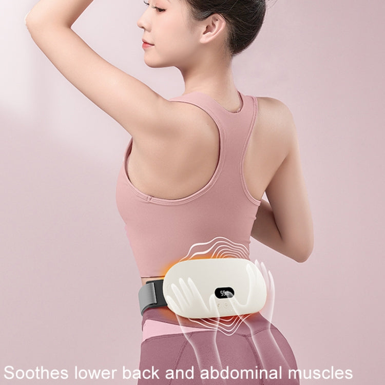 4000mAh Intelligent Massage Warming Belt Digital Electric Abdominal and Waist Massager(Yellow) - free shipping - PMC TechLife - Order now!