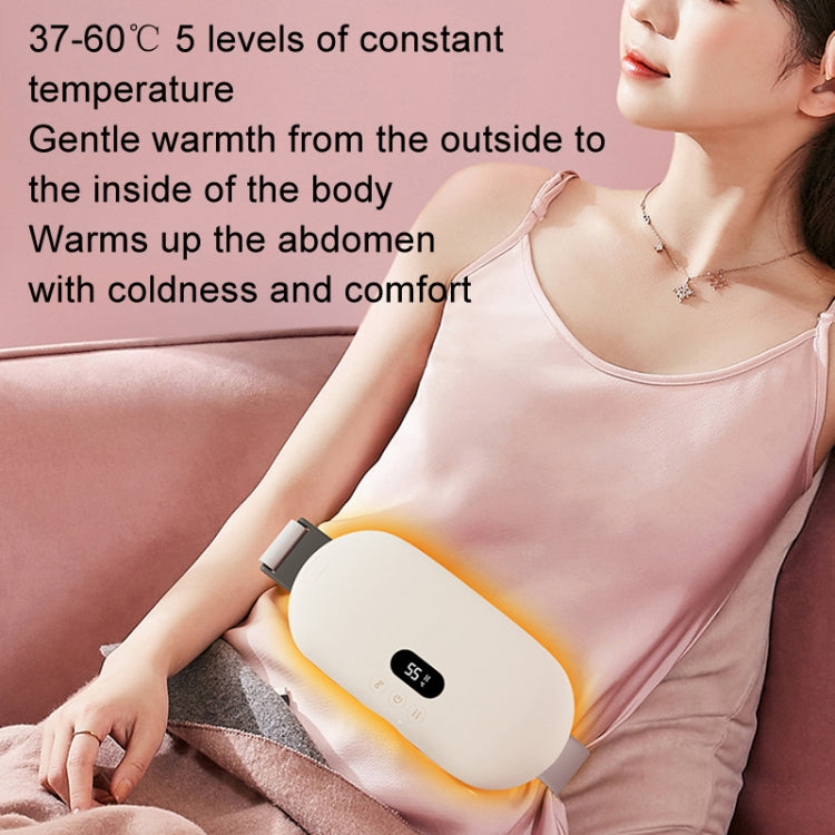 4000mAh Intelligent Massage Warming Belt Digital Electric Abdominal and Waist Massager(Yellow) - free shipping - PMC TechLife - Order now!