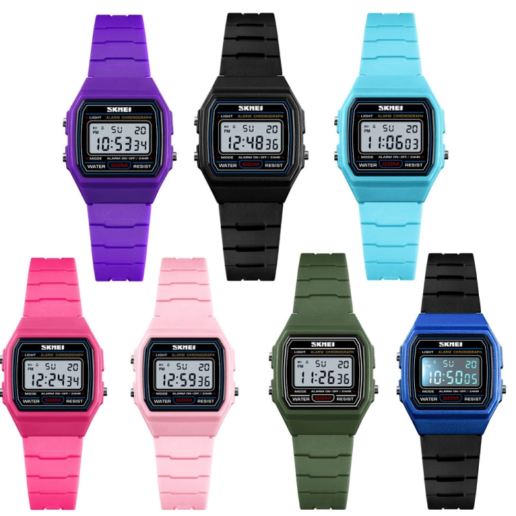 SKMEI 1460 Children Luminous Multifunctional Waterproof Thin Sports Watch(Army Green) - free shipping - PMC TechLife - Order now!