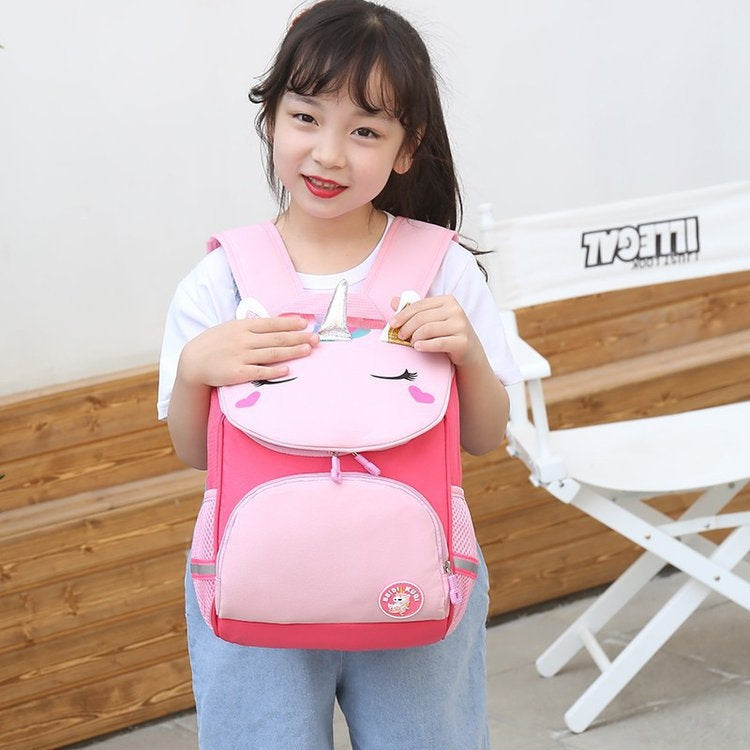 Kindergarten Children Cute Cartoon Backpack School Bag(Blue Dinosaur) - Kids Bags by PMC Jewellery | Online Shopping South Africa | PMC Jewellery