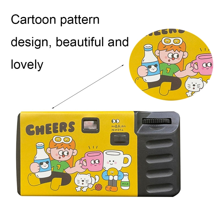 27pcs Friend Retro Film Camera Waterproof Cartoon Decorative Stickers without Camera - Children Cameras by PMC Jewellery | Online Shopping South Africa | PMC Jewellery | Buy Now Pay Later Mobicred