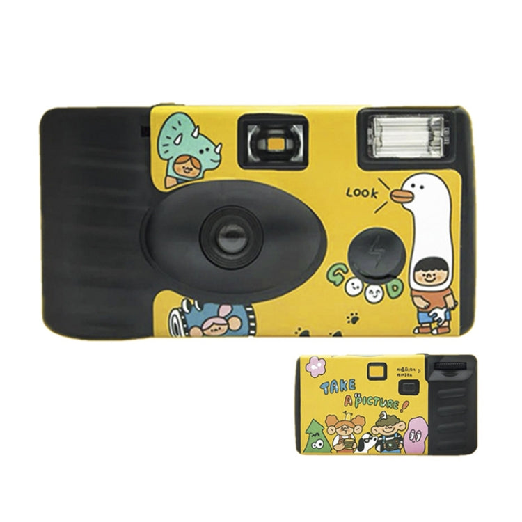 27pcs New Year Retro Film Camera Waterproof Cartoon Decorative Stickers without Camera - Children Cameras by PMC TechLife | Online Shopping South Africa | PMC TechLife | Buy Now Pay Later Mobicred