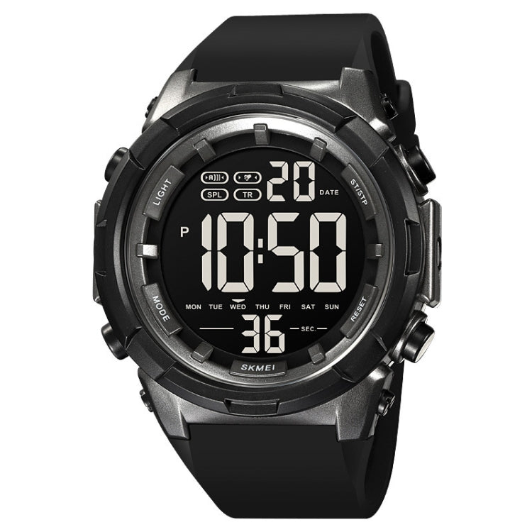 SKMEI 1845 Outdoor Waterproof Large Dial Multifunctional Sports Men Watch(Titanium) - free shipping - PMC TechLife - Order now!