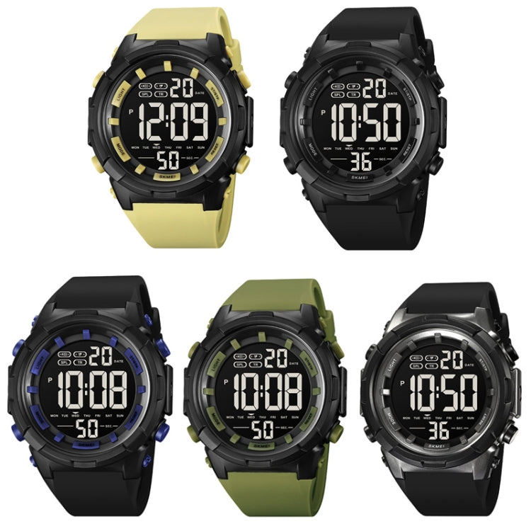 SKMEI 1845 Outdoor Waterproof Large Dial Multifunctional Sports Men Watch(Titanium) - free shipping - PMC TechLife - Order now!