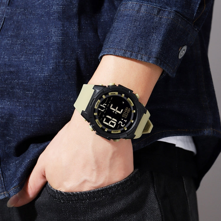 SKMEI 1845 Outdoor Waterproof Large Dial Multifunctional Sports Men Watch(Titanium) - free shipping - PMC TechLife - Order now!