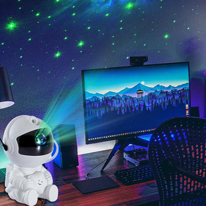 USB Astronaut Shape Colorful LED Laser Star Projection Light(Guitar) - Projection Lamp by PMC Jewellery | Online Shopping South Africa | PMC Jewellery