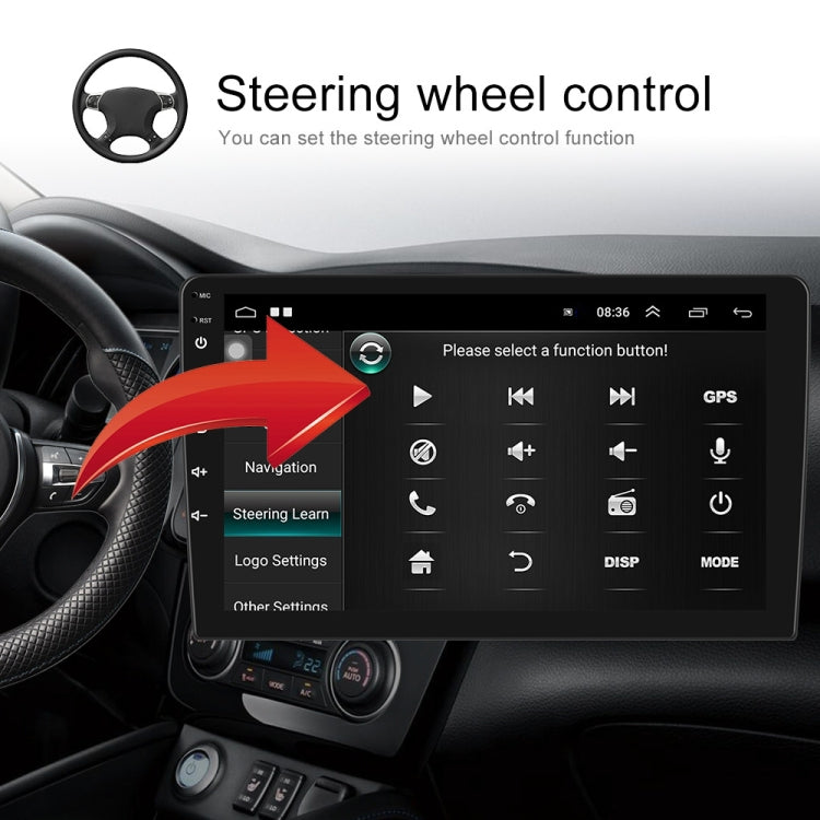 A3012 9 Inch Android Navigation CarPlay 1+32G Dual-Spindle Universal Central Control Screen Car Navigator Reversing Video Player(Standard) - Car MP3 & MP4 & MP5 by PMC TechLife | Online Shopping South Africa | PMC TechLife | Buy Now Pay Later Mobicred
