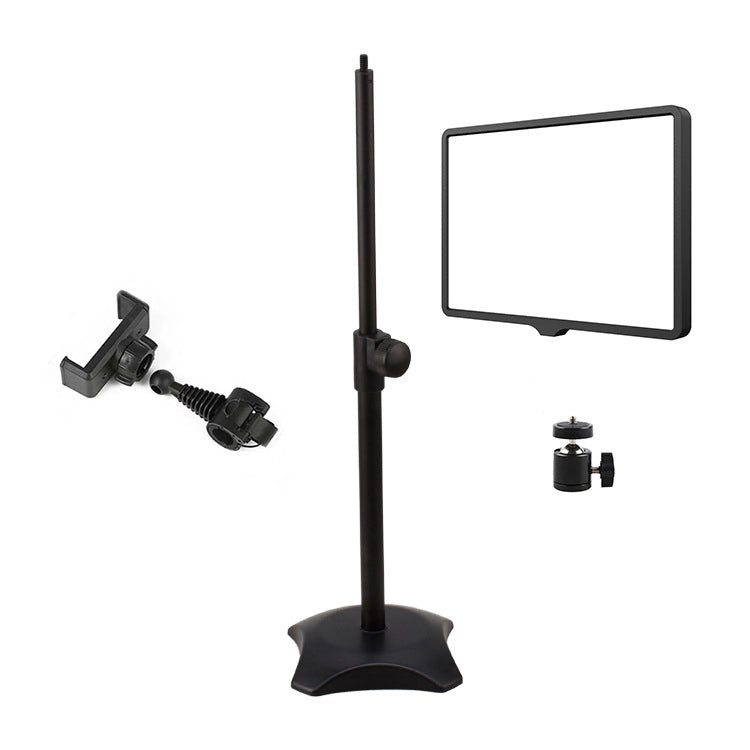 10 Inch 3000-6500K Three-color Temperature Photography Flat-panel Live Fill Light,Spec: 42cm Bracket - Selfie Light by PMC Jewellery | Online Shopping South Africa | PMC Jewellery | Buy Now Pay Later Mobicred