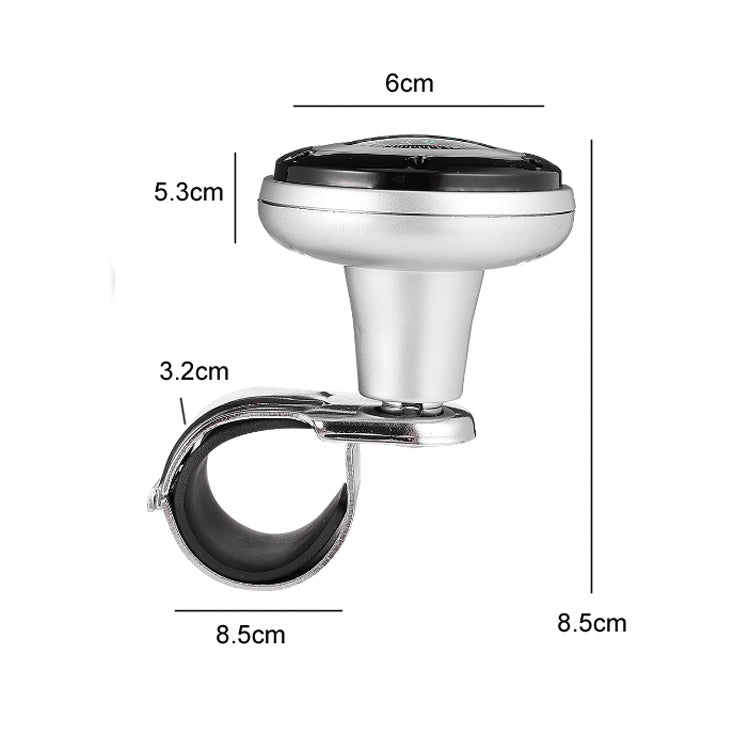 Car Steering Wheel Booster Ball Assist With Compass(B Model Black) - Steering Wheel Accessories by PMC TechLife | Online Shopping South Africa | PMC TechLife | Buy Now Pay Later Mobicred