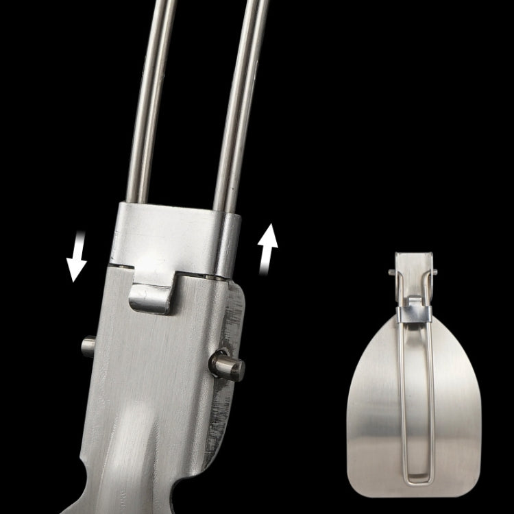 304 Stainless Steel Folding Frying Spatula Outdoor Camping Portable Tableware(Fry Shovel) - Cookwares & Tablewares by PMC TechLife | Online Shopping South Africa | PMC TechLife