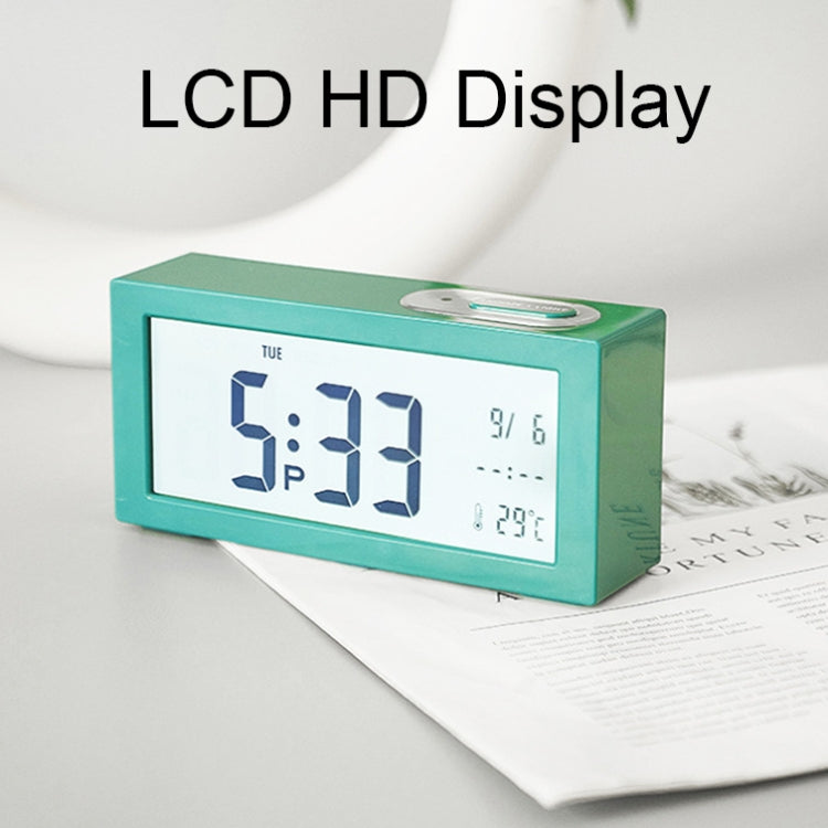 8890H Multifunctional Photosensitive Bedside Small Alarm Clock LCD Screen Digital Clock(White) - Alarm Clocks by PMc TechLife | Online Shopping South Africa | PMc TechLife | Buy Now Pay Later Mobicred