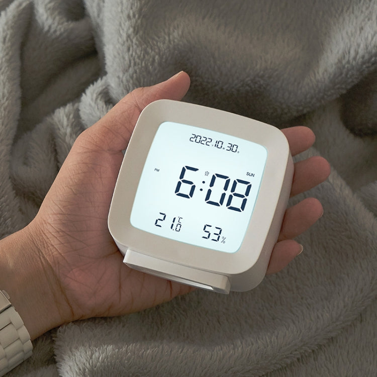 2286 Mini Multifunctional Calendar Alarm Clock Bedside Temperature and Humidity Clock(White) - Alarm Clocks by PMc TechLife | Online Shopping South Africa | PMc TechLife | Buy Now Pay Later Mobicred