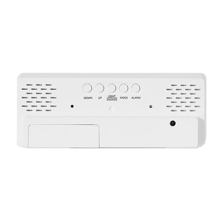 8017 LED Screen Voice Control Digital Alarm Clock Desktop Multifunctional Temperature Clock(Yellow) - Alarm Clocks by PMc TechLife | Online Shopping South Africa | PMc TechLife | Buy Now Pay Later Mobicred