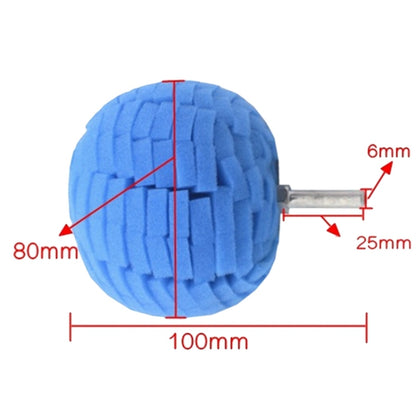 2pcs Car Wheel Rim Small Area Sponge Polishing Ball(Random Color Delivery) - Polishing Machine & Accessories by PMC Jewellery | Online Shopping South Africa | PMC Jewellery