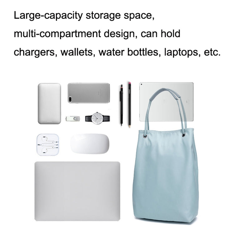 For Apple Macbook Shoulder / Handheld / Messenger Computer Bag, Size: Medium(Lake Blue) - 13.3 inch by PMC TechLife | Online Shopping South Africa | PMC TechLife | Buy Now Pay Later Mobicred