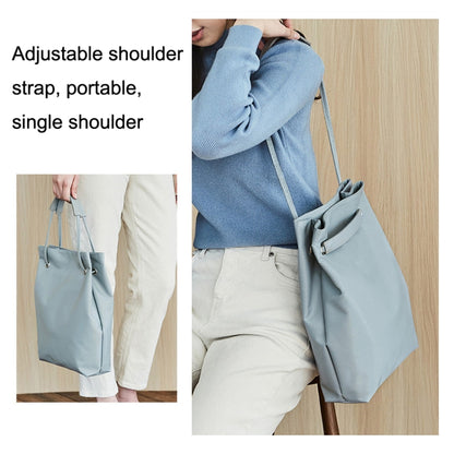 For Apple Macbook Shoulder / Handheld / Messenger Computer Bag, Size: Large(Lake blue+gray PU Power Bag) - 13.3 inch by PMC Jewellery | Online Shopping South Africa | PMC Jewellery | Buy Now Pay Later Mobicred