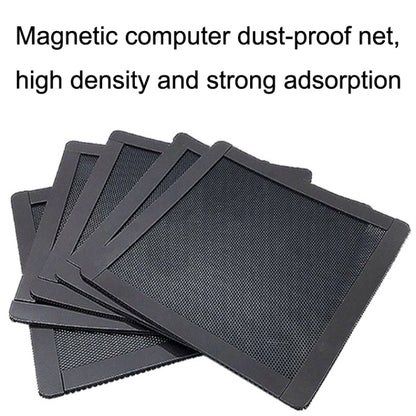 10pcs 14cm With Magnetic Suction PVC Cooling Fan Dust Net Desktop Computer Industrial Fan Filter Cover - Fan Cooling by PMC Jewellery | Online Shopping South Africa | PMC Jewellery