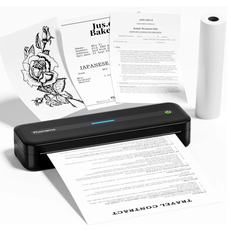 Phomemo M832 300dpi Wireless Thermal Portable Printer, Size: Letter Version(Black) - Printer by Phomemo | Online Shopping South Africa | PMC Jewellery | Buy Now Pay Later Mobicred