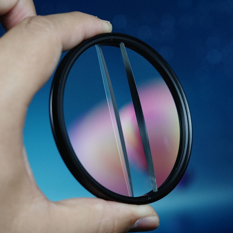 52mm Photography Foreground Blur Filter Double Half Moon SLR Accessories - Other Filter by PMC TechLife | Online Shopping South Africa | PMC TechLife | Buy Now Pay Later Mobicred