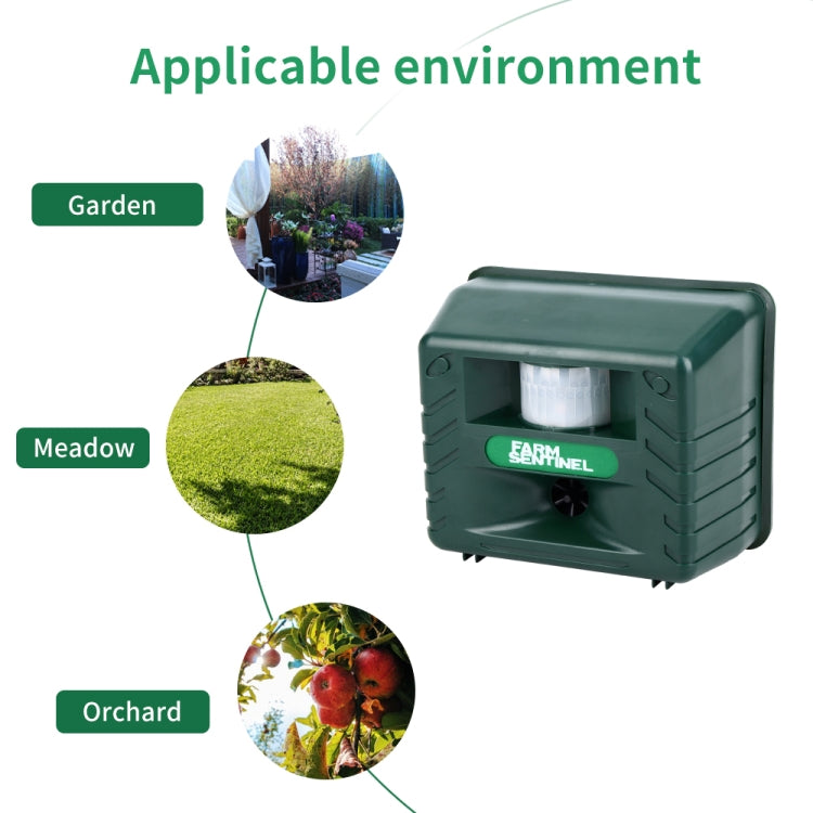 SK131 Garden Outdoor Ultrasonic Rat Repeller Snake Repelle Farm Animal Driving Device(EU Plug) - Outdoor Insect Repellent by PMC TechLife | Online Shopping South Africa | PMC TechLife | Buy Now Pay Later Mobicred