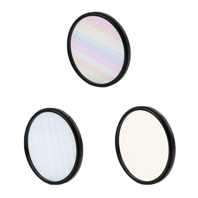 49mm+Blue Photography Brushed Widescreen Movie Special Effects Camera Filter - Other Filter by PMC TechLife | Online Shopping South Africa | PMC TechLife | Buy Now Pay Later Mobicred