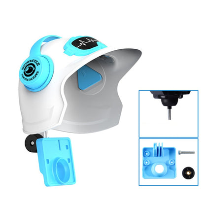 Small Helmet Sunscreen Phone Stand Bracket Motorcycle Mobile Phone Holder,Spec: White Helmet - Holder by PMC Jewellery | Online Shopping South Africa | PMC Jewellery | Buy Now Pay Later Mobicred