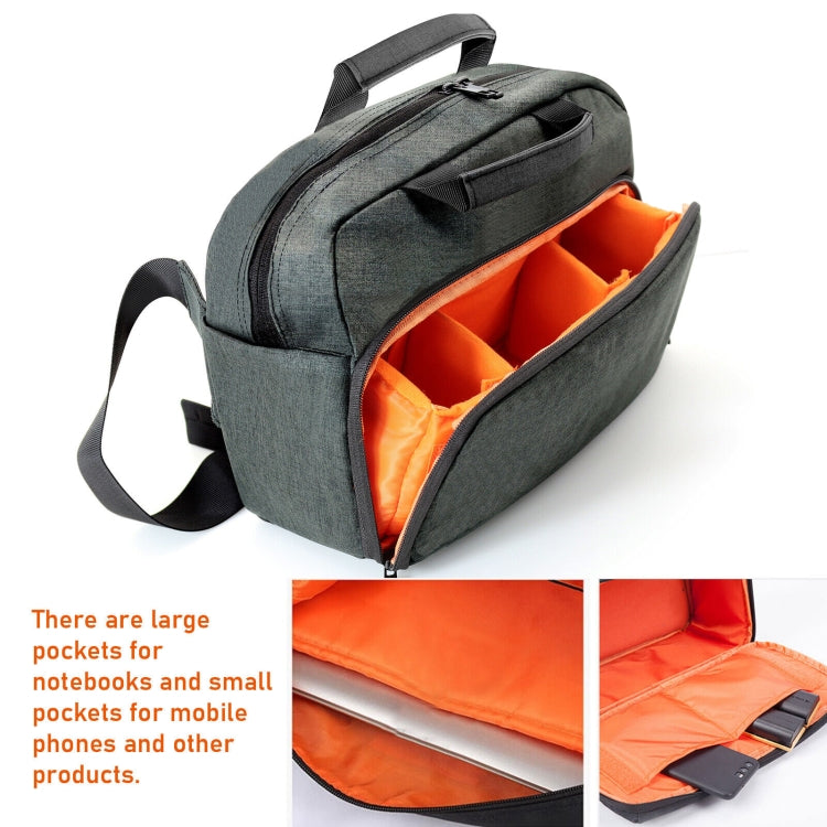 SLR Camera Bag Men Crossbody  Photography Bag Waterproof Carrying Case with USB Charging Port, Size: Small - Strap Satchel by PMC TechLife | Online Shopping South Africa | PMC TechLife | Buy Now Pay Later Mobicred
