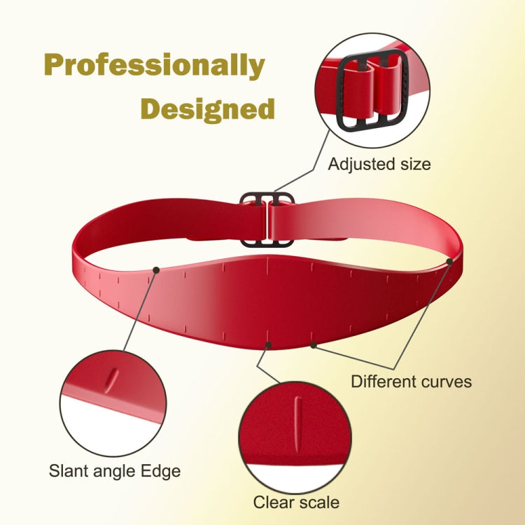 GO042 Adjustable Haircut Trimmer Ruler Neck Hair Trimmer Strap Shaving Styling Template(Black) - free shipping - PMC TechLife - Order now!
