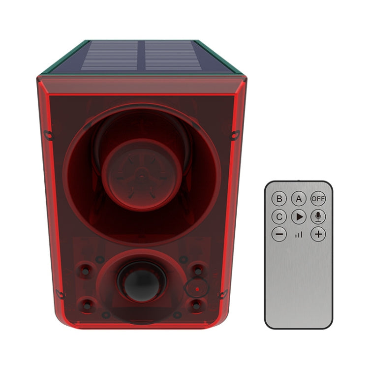 N911N Solar Alarm Infrared Sensor Sound And Light Blast Warning Light Animal Repeller(English Version) - Alarm System by PMC TechLife | Online Shopping South Africa | PMC TechLife