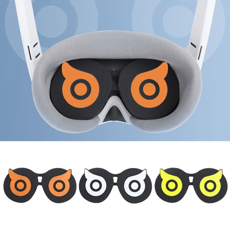 For PICO 4 Hifylux PC-ZF23 Owl Lens Protector Dust Scratch VR Glasses Silicone Case(Orange) - VR Accessories by PMC TechLife | Online Shopping South Africa | PMC TechLife | Buy Now Pay Later Mobicred