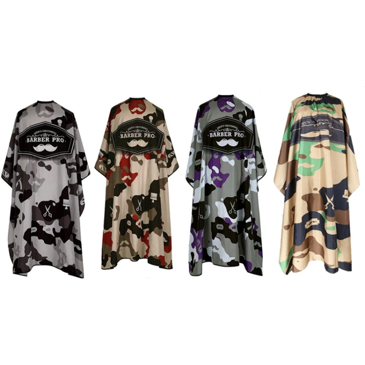 Scissor Beard Print Barber Post Barber Haircut Cape Wrap(Army Green) - free shipping - PMC TechLife - Order now!