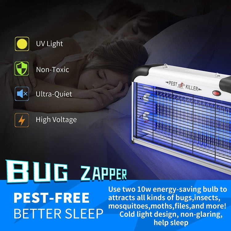 SK611 Indoor Household 20W Electric Shock Mosquito Killer Lamp High Voltage Hotel Fly Killer Lamp(UK Plug) - Repellents by PMC TechLife | Online Shopping South Africa | PMC TechLife | Buy Now Pay Later Mobicred