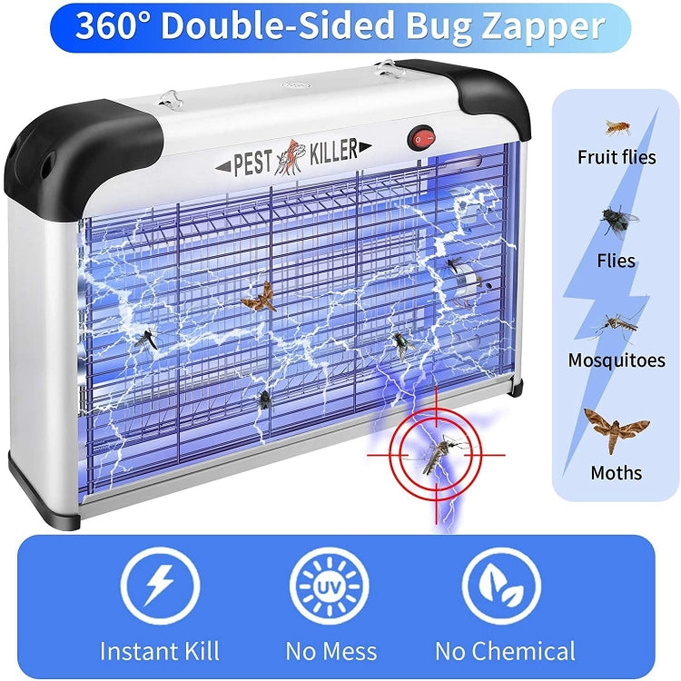 SK611 Indoor Household 20W Electric Shock Mosquito Killer Lamp High Voltage Hotel Fly Killer Lamp(UK Plug) - Repellents by PMC TechLife | Online Shopping South Africa | PMC TechLife | Buy Now Pay Later Mobicred