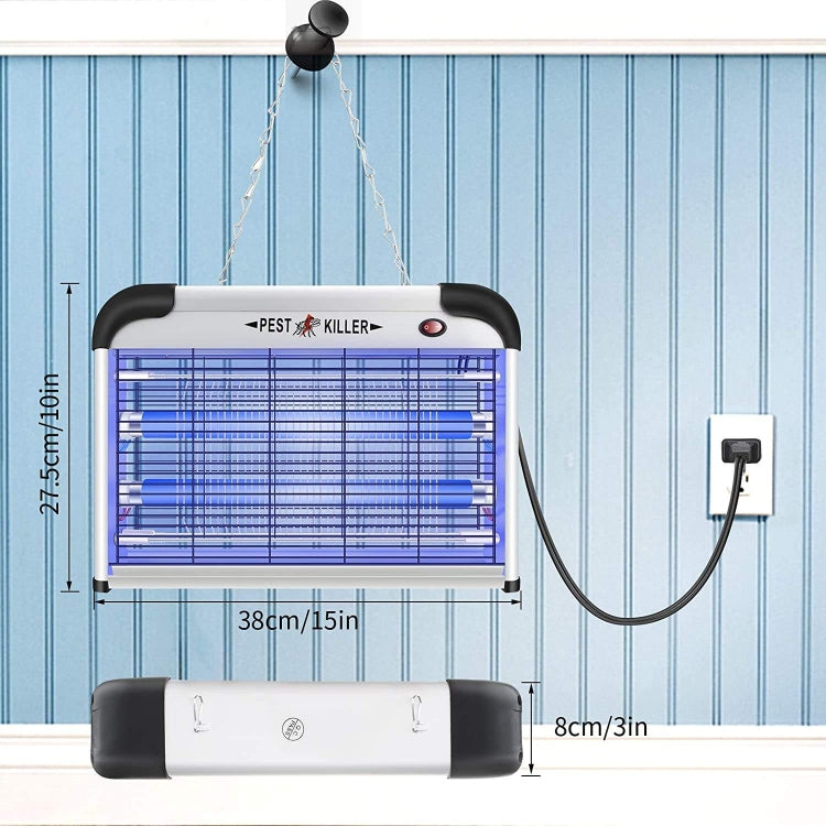 SK611 Indoor Household 20W Electric Shock Mosquito Killer Lamp High Voltage Hotel Fly Killer Lamp(EU Plug) - Repellents by PMC TechLife | Online Shopping South Africa | PMC TechLife | Buy Now Pay Later Mobicred