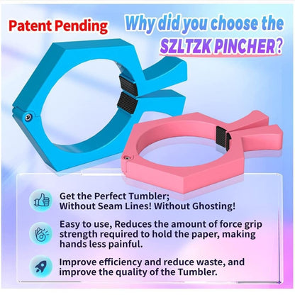 Pinch Tumblers Clamp Strong Hold Sublimation Tumblers Pinch Accessory(Blue) - Clamps by PMC Jewellery | Online Shopping South Africa | PMC Jewellery