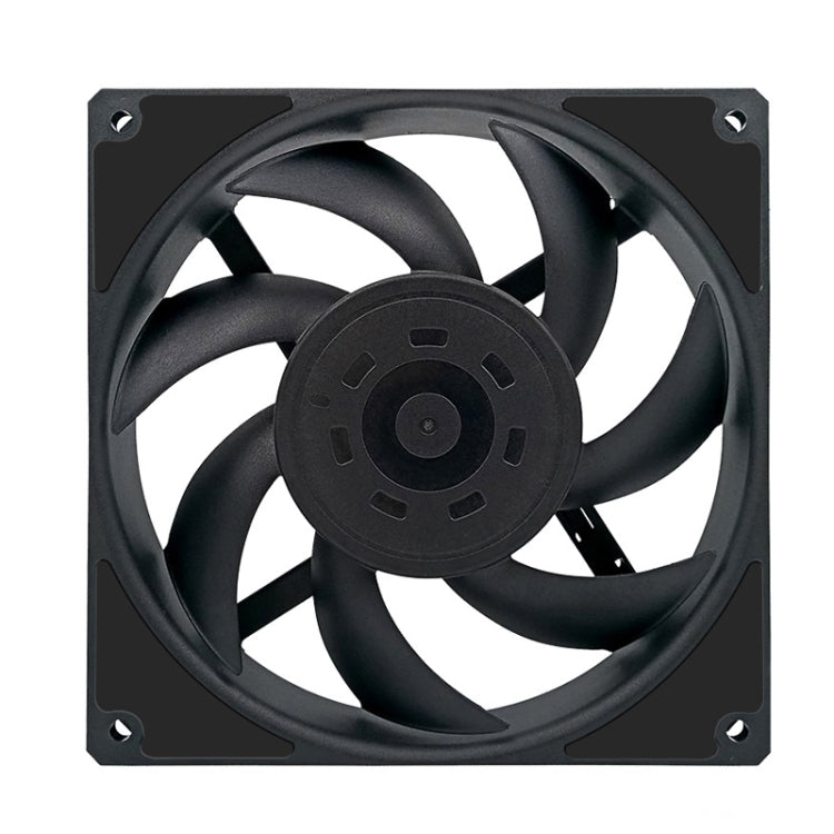 MF14025 4pin High Air Volume Low Noise High Wind Pressure FDB Magnetic Suspension Chassis Fan 2500rpm (Black) - Fan Cooling by PMC Jewellery | Online Shopping South Africa | PMC Jewellery | Buy Now Pay Later Mobicred