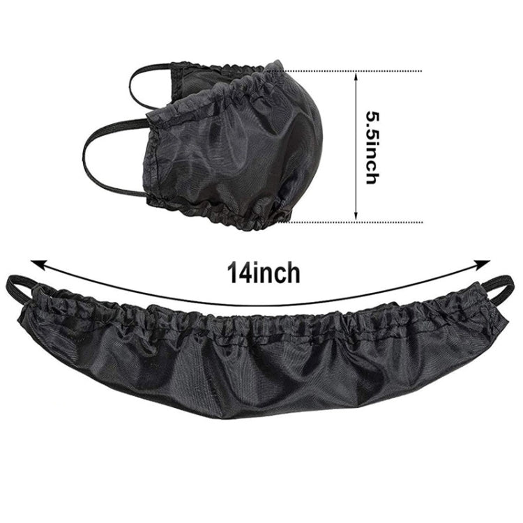Men Beard Cover Oil and Stain Resistant Beard Pouch(Black) - free shipping - PMC TechLife - Order now!