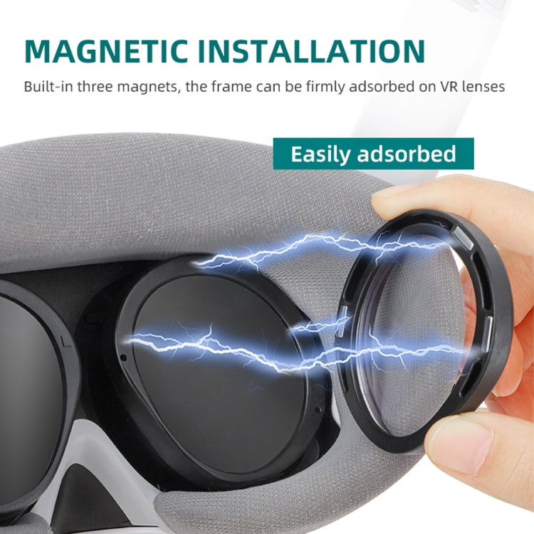 For PICO 4 Hifylux PC-QF25 1pair Magnetic Myopia Glasses Box Non-spherical Resin VR Glasses Accessories(100 Degrees) - VR Accessories by Hifylux | Online Shopping South Africa | PMC TechLife | Buy Now Pay Later Mobicred