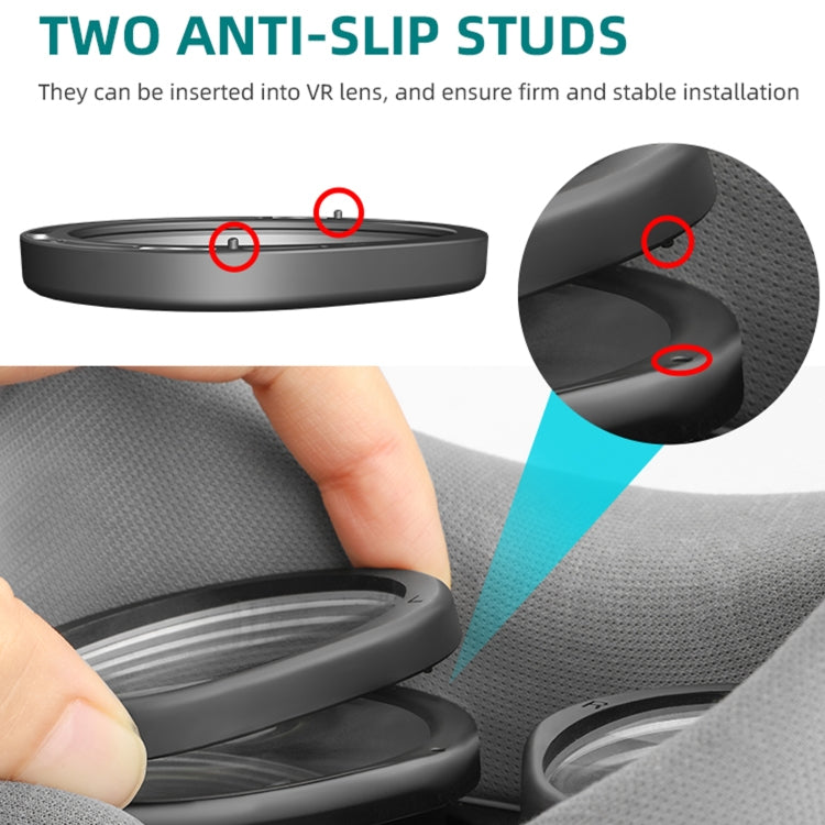 For PICO 4 Hifylux PC-QF25 1pair Magnetic Myopia Glasses Box Non-spherical Resin VR Glasses Accessories(150 Degrees) - VR Accessories by Hifylux | Online Shopping South Africa | PMC TechLife | Buy Now Pay Later Mobicred