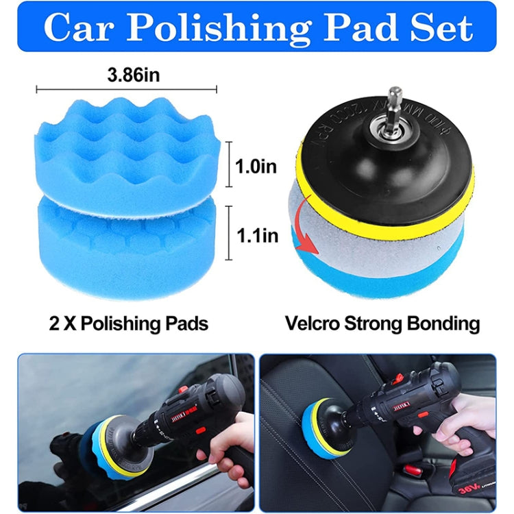 26pcs/set WRS-CS29 Car Wash Cleaning Brush Set Car Interior Crevice Cleaning Electric Drill Brush - Car washing supplies by PMC Jewellery | Online Shopping South Africa | PMC Jewellery | Buy Now Pay Later Mobicred