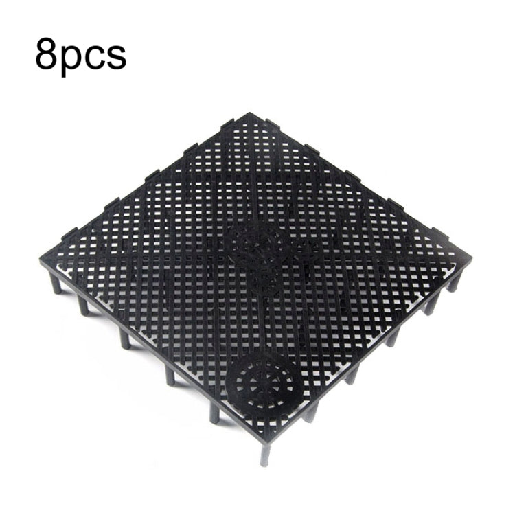 8pcs Fish Tank Bottom Filter Board Sand Mat(Black Tablet) - Filters & Accessories by PMC TechLife | Online Shopping South Africa | PMC TechLife | Buy Now Pay Later Mobicred
