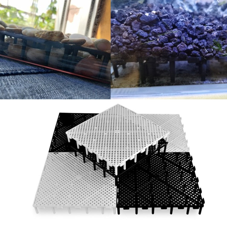 8pcs Fish Tank Bottom Filter Board Sand Mat(Black Tablet) - Filters & Accessories by PMC TechLife | Online Shopping South Africa | PMC TechLife | Buy Now Pay Later Mobicred