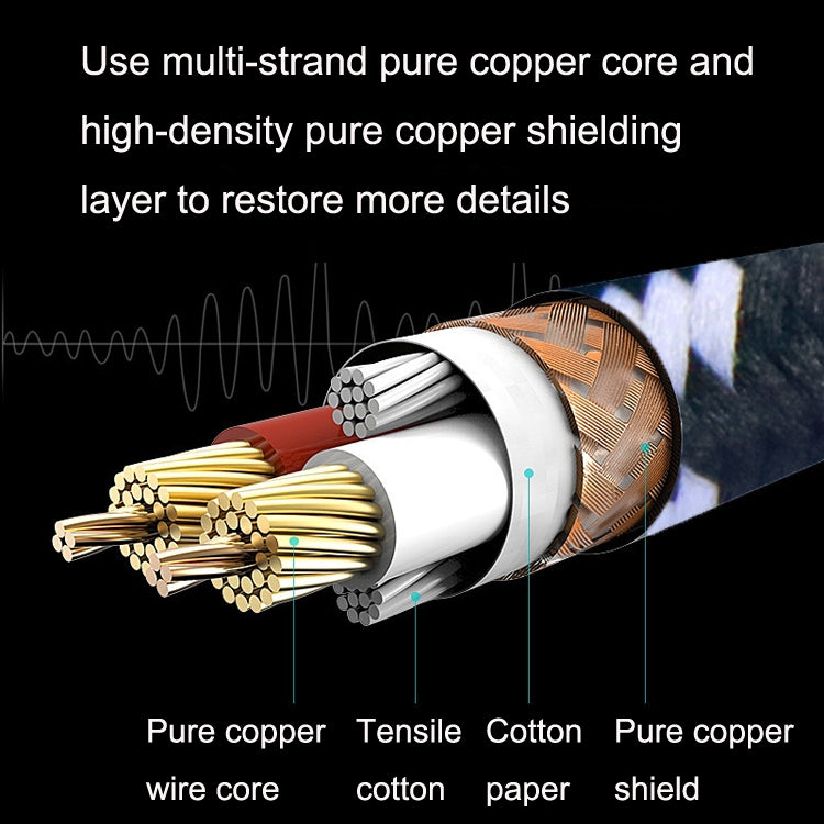 10m 2 Straight Head 6.35mm Guitar Cable Oxygen-Free Copper Core TS Large Two-core Cable - Microphone Audio Cable & Connector by PMC Jewellery | Online Shopping South Africa | PMC Jewellery | Buy Now Pay Later Mobicred