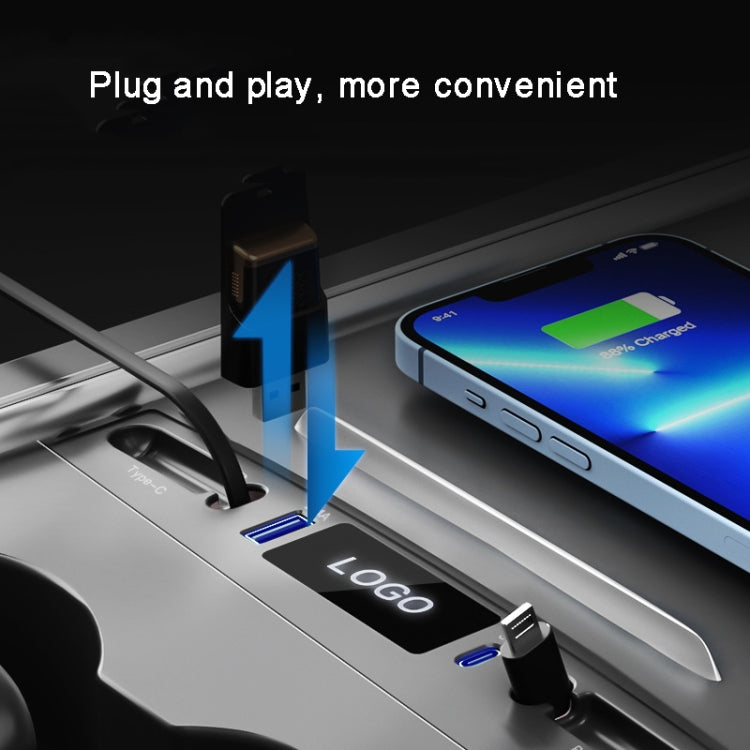 For Tesla Model 3 / Y 27W Quick Interior Charger Intelligent USB-C/Type-C Docking Station HUB - DIY Modified Charger by PMC Jewellery | Online Shopping South Africa | PMC Jewellery | Buy Now Pay Later Mobicred