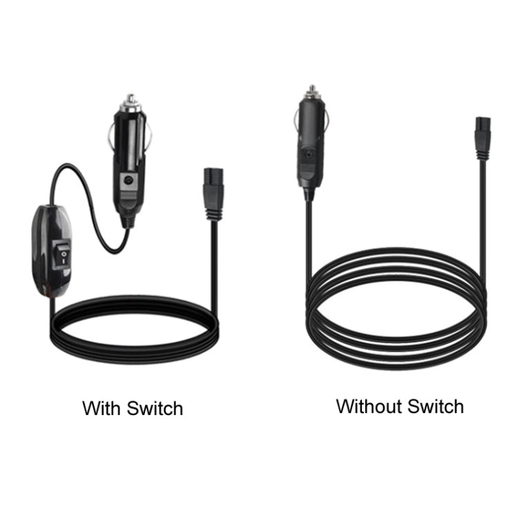 12V/24V Car Refrigerator Cable B Suffix Cigarette Lighter Plug Power Cord, Length: 2m With Switch - Refrigerators by PMC Jewellery | Online Shopping South Africa | PMC Jewellery