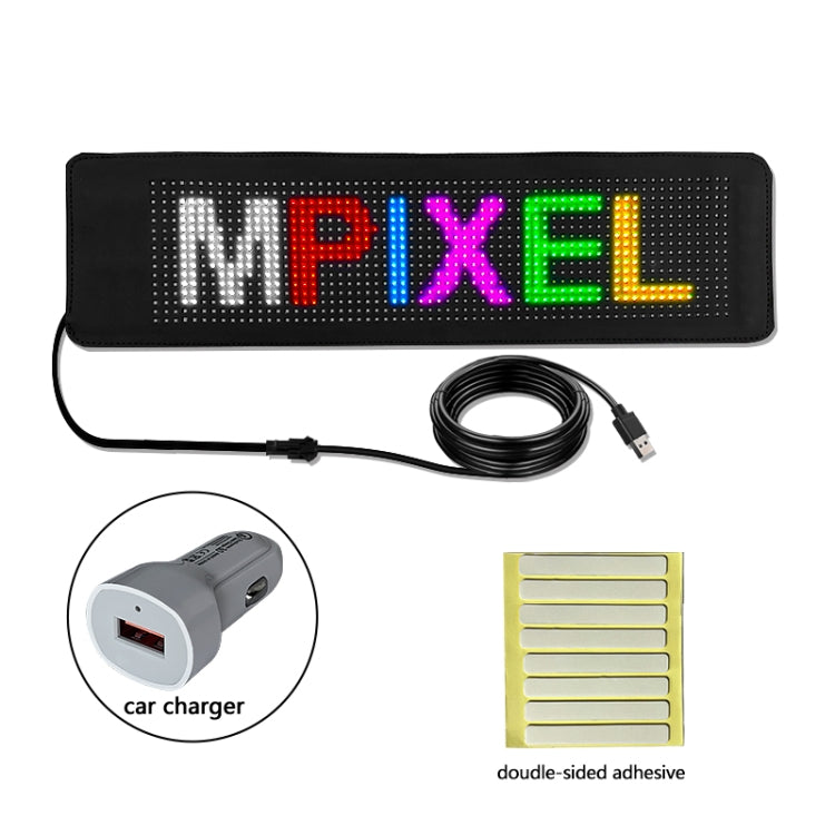 500x150mm Vehicle Rear Window Color Flexible LED Electronic Screen - Car Monitor by PMC TechLife | Online Shopping South Africa | PMC TechLife | Buy Now Pay Later Mobicred